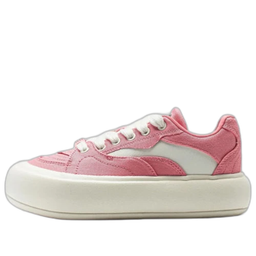 Li-Ning Platform Skate Shoes 'Pink White' (Women's)