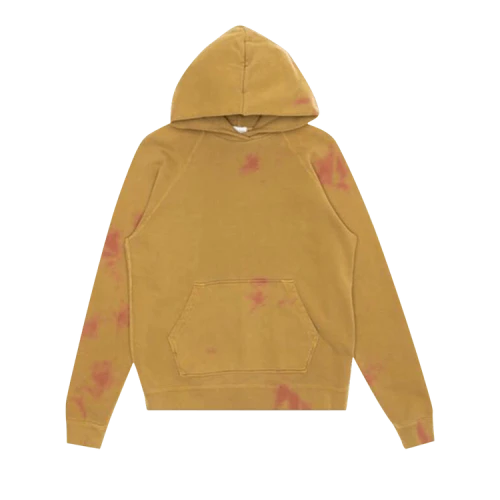 John Elliott Double Dye Raglan Hoodie 'Marigold/Pink'