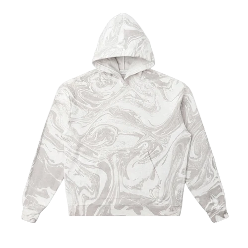 John Elliott Marble Dye Hoodie 'Grey'