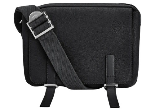 LOEWE XS Military Messenger Bag Black