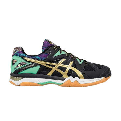 Asics Gel Tactic 'Black Gold Electric Green' Sample (Women's)
