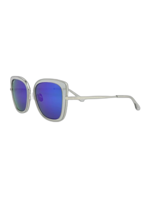Maui Jim Cat Eye Sunglasses Grey/Silver/Blue (B843-11)