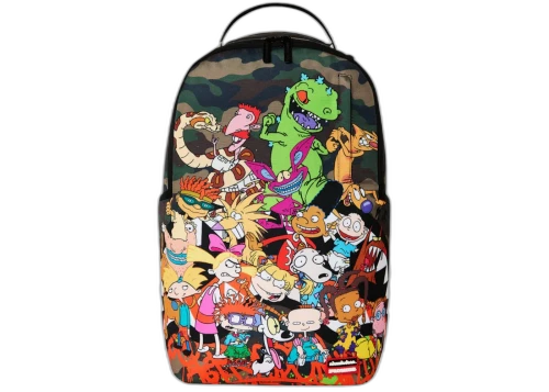 Sprayground 90's Nick Camo with Graffiti Backpack Multicolor