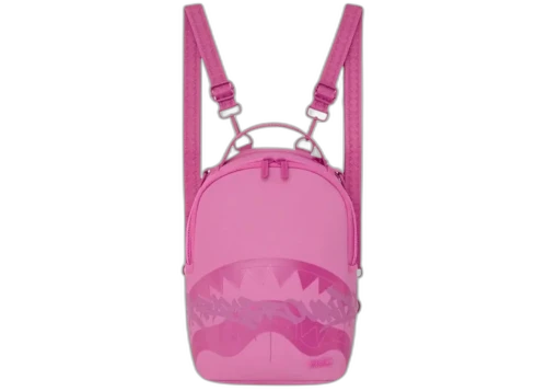 Sprayground Pink Ghost Drip Mini Backpack Multicolor
