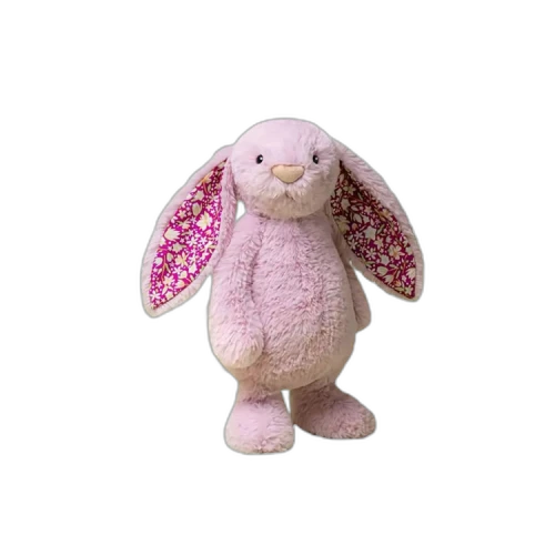 JELLYCAT Bunny Shanghai Limited 2.0 Exquisite Flower Brose Purple Amber Accompaniment Dolls Plush Doll 31cm High