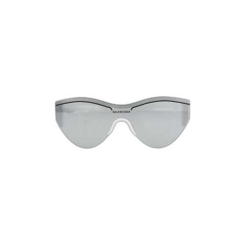Balenciaga Cat Eye Sunglasses 'White/Silver'