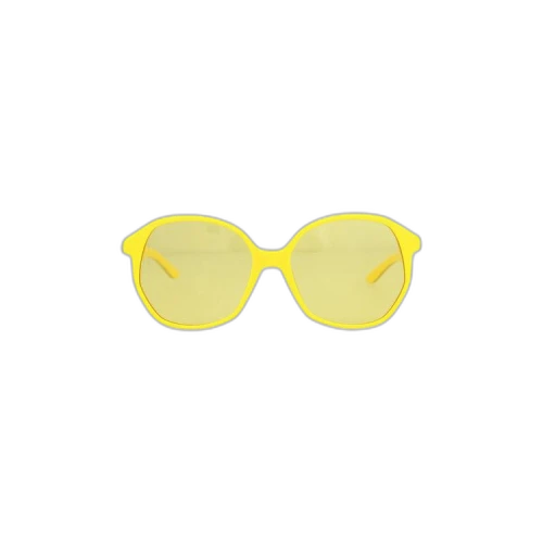 Balenciaga Round Frame Acetate Sunglasses 'Yellow'