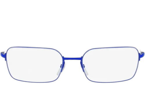Balenciaga Rectangle-Frame Metal Sunglasses Blue/Transparent (BB0033O-30006632-004)