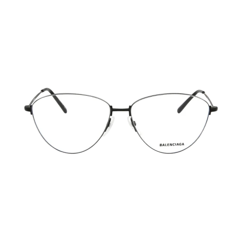 Balenciaga Cat Eye-Frame Metal Optical Frames Black Black Transparent (BB0034O-30006639-001)