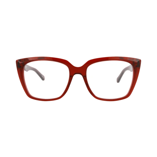 Balenciaga Cat Eye-Frame Acetate Optical Frames Red Red Transparent (BB0062O-30008236-005)
