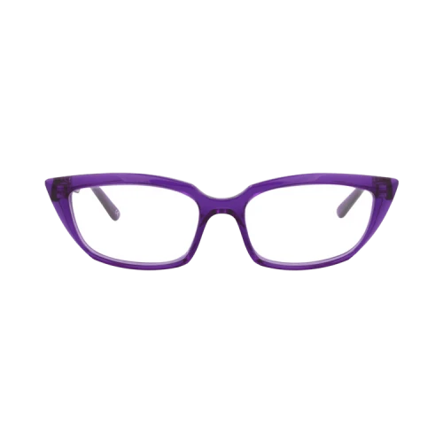 Balenciaga Cat Eye-Frame Acetate Optical Frames Violet Violet Transparent (BB0063O-30008237-003)