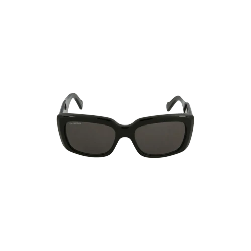Balenciaga Square Rectangle Sunglasses Black/Black/Grey (BB0072S-30008290-001)