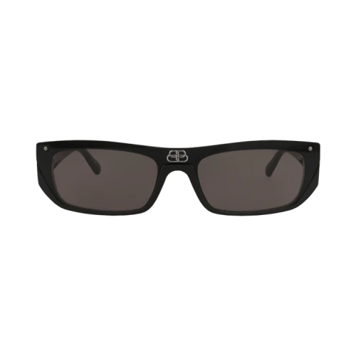 Balenciaga Square-Frame Injection Sunglasses Black Black Grey (BB0080S-30008402-001)