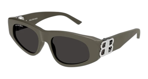 Balenciaga Cat Eye Sunglasses Brown Silver/Grey (BB0095S-023)
