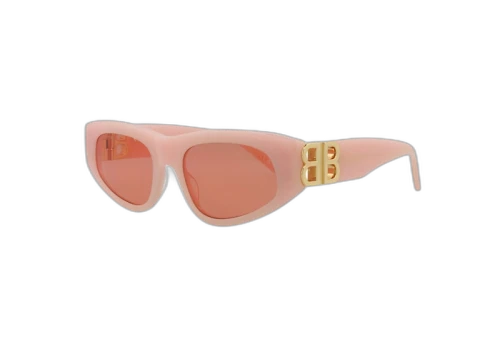 Balenciaga Cat Eye Sunglasses Pink/Gold/Red (BB0095S-30008868-003)