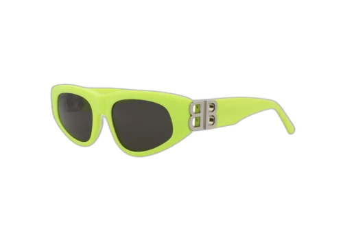 Balenciaga Cat Eye Sunglasses Yellow/Silver/Grey (BB0095S-30008868-007)