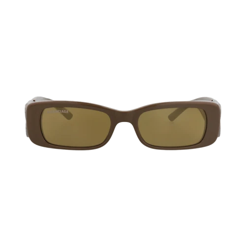 Balenciaga Square-Frame Recycled Acetate Sunglasses 'Brown Ruthenium Bronze'