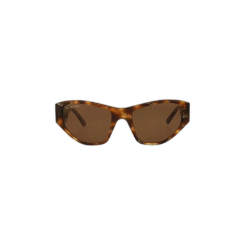 Balenciaga Cat Eye Sunglasses 'Havana/Brown'