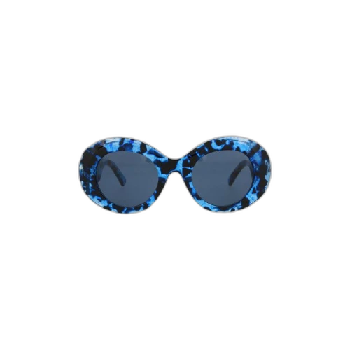 Balenciaga Round Frame Sunglasses 'Brown'