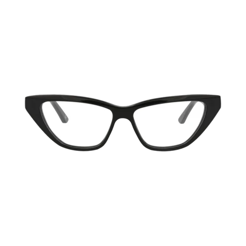 Balenciaga Cat Eye-Frame Acetate Optical Frames Black Black Transparent (BB0128O-30010020-001)