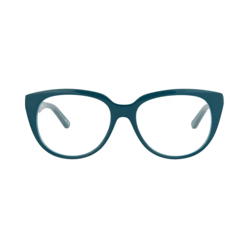 Balenciaga Round-Frame Acetate Optical Frames Blue Blue Transparent (BB0131O-30010040-007)