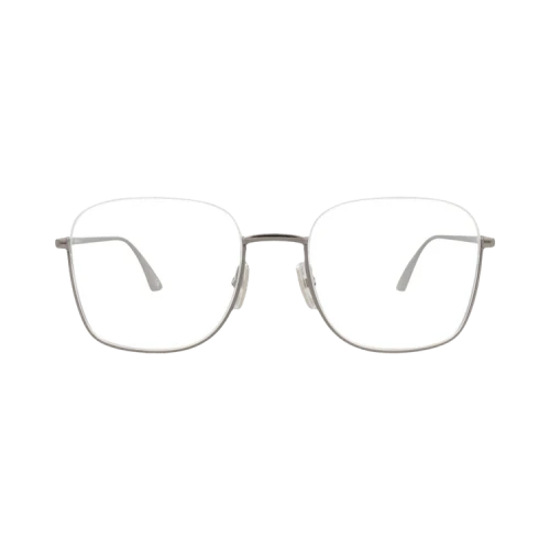 Balenciaga Square-Frame Metal Optical Frames Ruthenium Ruthenium Transparent (BB0144O-30010035-001)