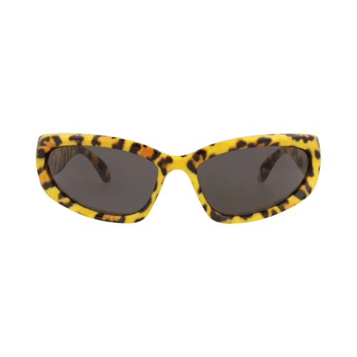 Balenciaga Shield-Frame Bio Injection Sunglasses Yellow Yellow Grey (BB0157S-30011238-005)