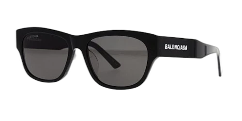 Balenciaga Rectangle Sunglasses Black (BB0164S)