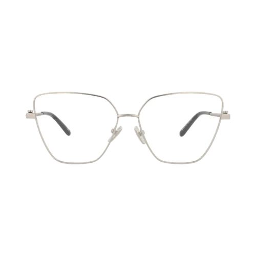 Balenciaga Cat Eye-Frame Metal Optical Frames Silver Silver Transparent (BB0170O-30011327-001)