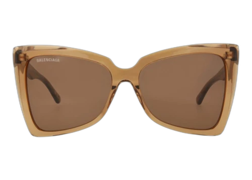 Balenciaga Cat Eye Frame Acetate Sunglasses Brown/Brown (BB0174S-30011342-005-20009)