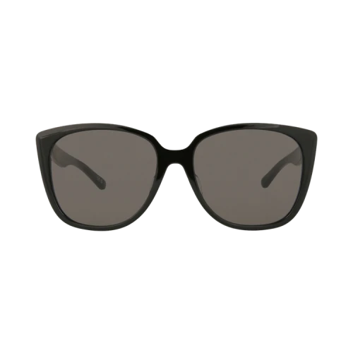 Balenciaga Square-Frame Acetate Sunglasses Black Black Grey (BB0175SA-30011345-001)