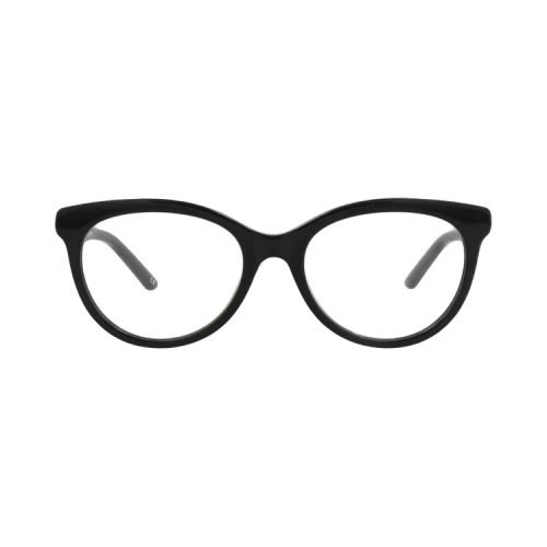 Balenciaga Round-Frame Acetate Optical Frames Black Black Transparent (BB0185O-30011863-001)