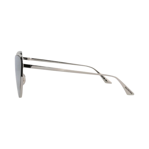 Balenciaga Cat Eye-Frame Metal Sunglasses Silver White (BB0191S-30011959-005)