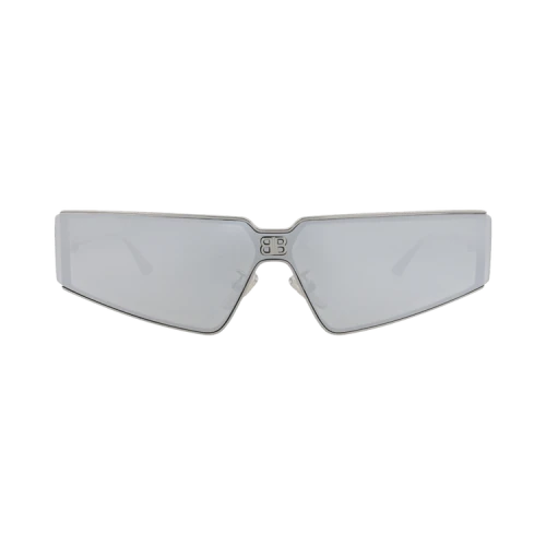 Balenciaga Square-Frame Metal Sunglasses Ruthenium Ruthenium Silver (BB0192S-30011960-004)