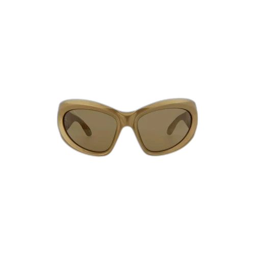 Balenciaga Wrap Around Sunglasses 'Gold/Brown'