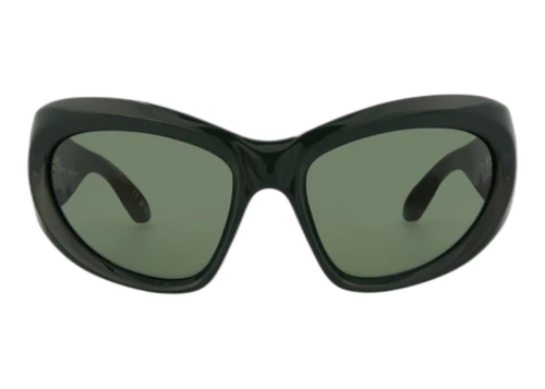 Balenciaga Shield Sunglasses Green/Green (BB0228S-30013403-002)