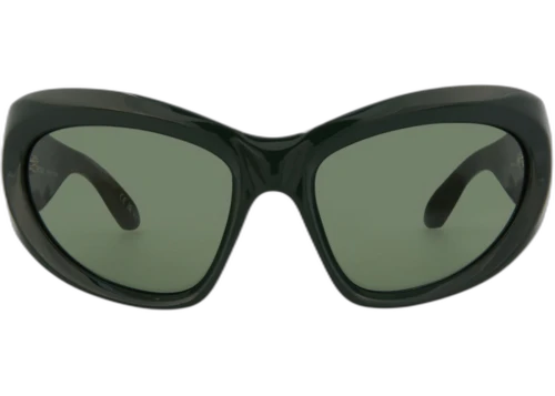 Balenciaga Shield-Frame Bio Injection Sunglasses Green/Green/Green (BB0228S-30013403-002)
