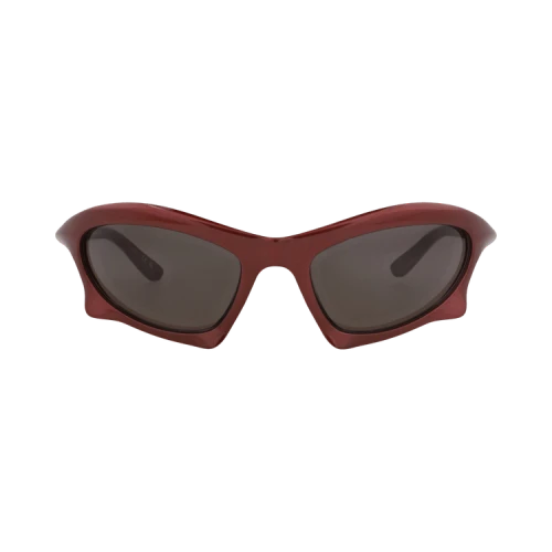 Balenciaga Shield-Frame Bio Injection Sunglasses 'Burgundy Burgundy Grey'