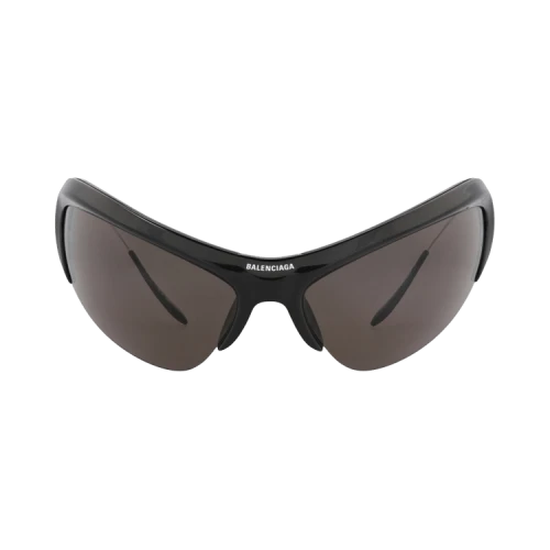 Balenciaga Shield-Frame Bio Injection Sunglasses Black Silver Grey (BB0232S-30013513-001)