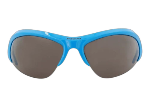 Balenciaga Shield-Frame Bio Injection Sunglasses Light Blue/Silver/Grey (BB0232S-30013513-004-40385)