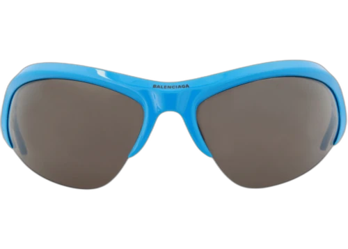 Balenciaga Shield-Frame Bio Injection Sunglasses Light/Blue/Silver/Grey (BB0232S-30013513-004)