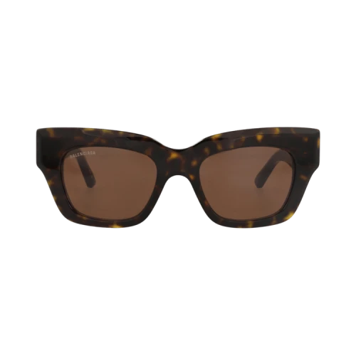 Balenciaga Square-Frame Acetate Sunglasses 'Havana Havana Brown'