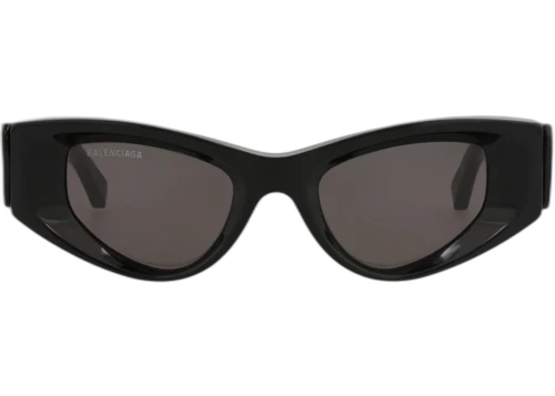 Balenciaga Cat Eye-Frame Acetate Sunglasses Black Black Grey (BB0243S-30013524-001)