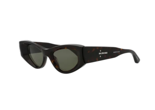 Balenciaga Cat Eye Sunglasses Havana/Green (BB0243S-30013524-002)