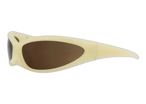 Balenciaga Shield Sunglasses Yellow/Brown (BB0251S-30013805-003)
