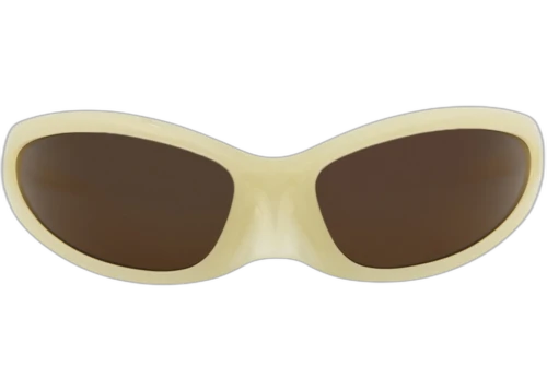 Balenciaga Shield-Frame Bio Injection Sunglasses Yellow/Yellow/Brown (BB0251S-30013805-003)