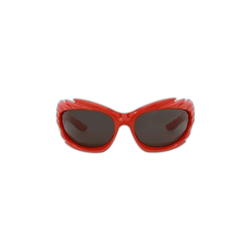 Balenciaga Wrap Around Sunglasses 'Red/Grey'