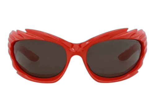 Balenciaga Shield-Frame Bio Injection Sunglasses Red/Grey (BB0255S-30013967-004-60032)