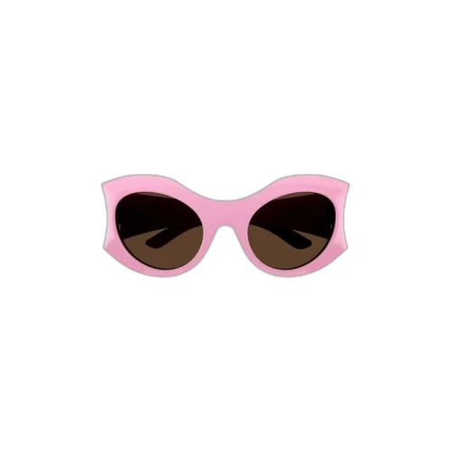 Balenciaga Round Sunglasses 'Pink/Brown'