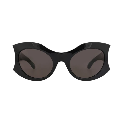 Balenciaga Cat Eye-Frame Bio Injection Sunglasses Black Black Grey (BB0256S-30013971-001)